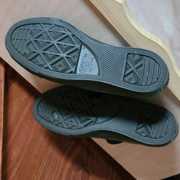 Hunter green suede Converse - Picture 2 of 4